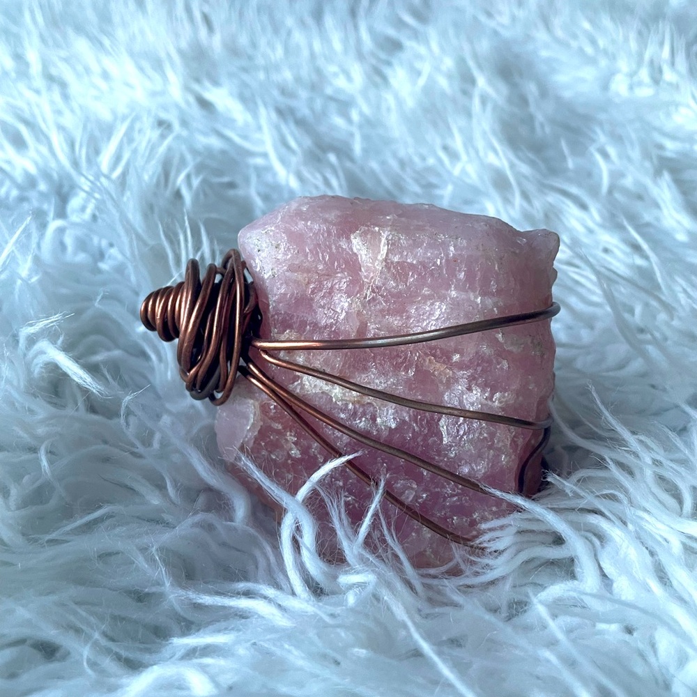 Large Rose Quartz (Rose on Rose)